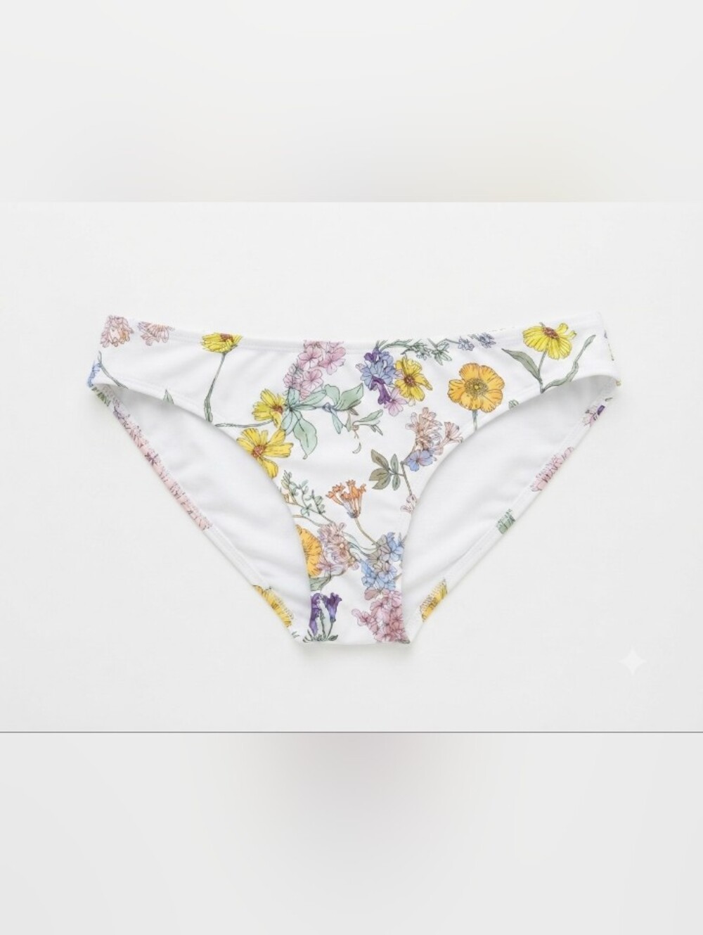 Kona Sol Floral Print Cheeky Bikini Bottoms Size L